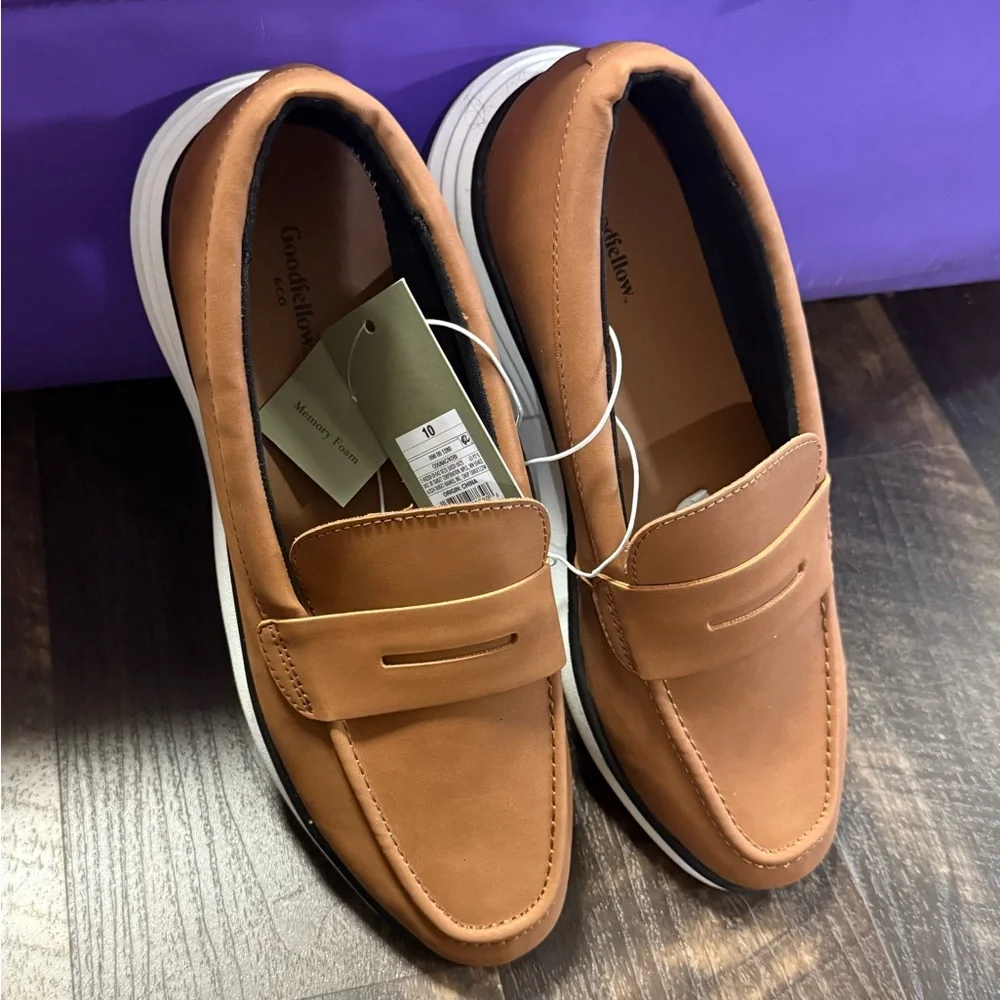 Goodfellow & Co Men's Brown Slip-On Loafers - Picture 3 of 5